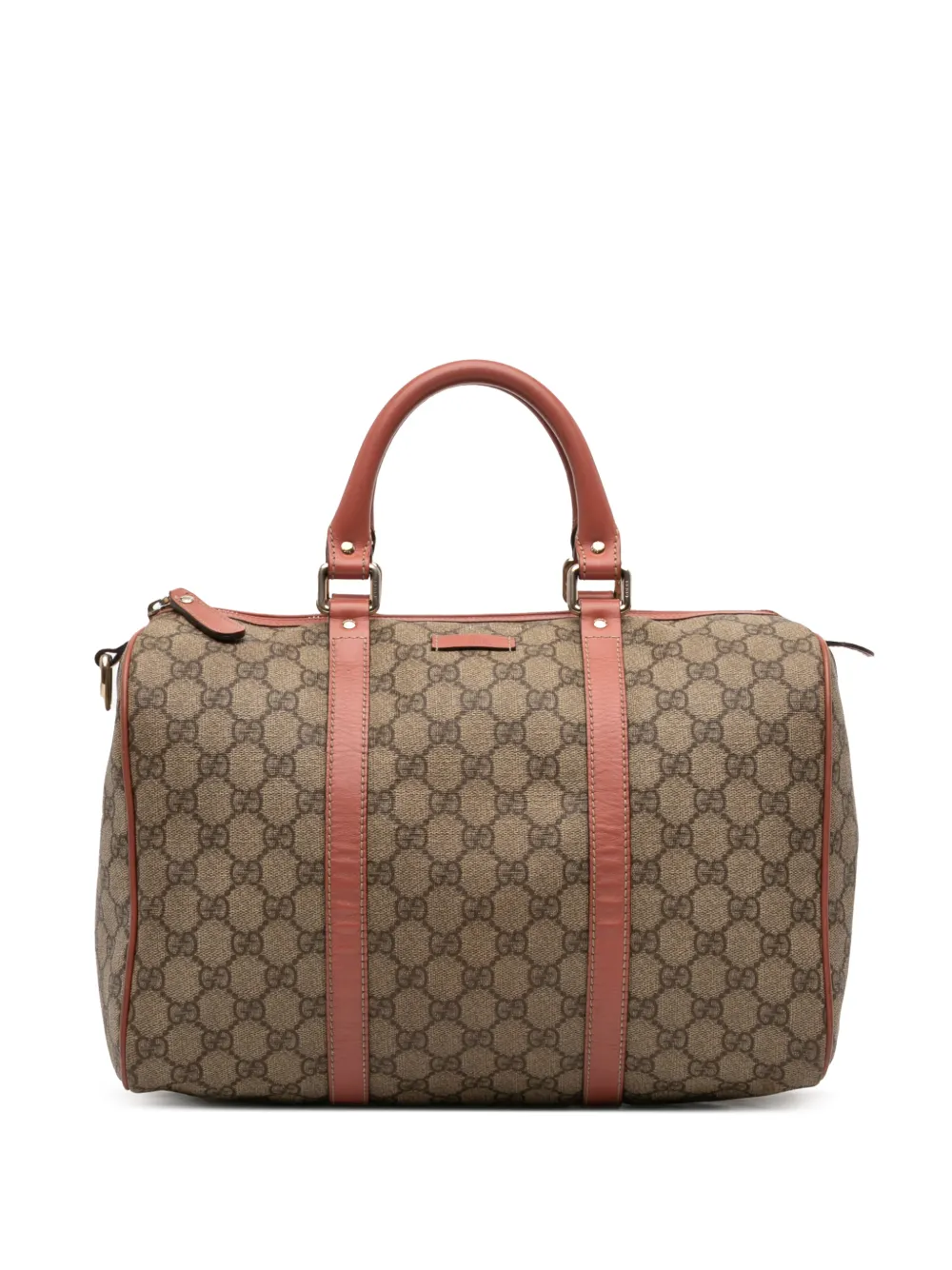 Gucci Pre-Owned 2016-2026 Medium GG Supreme Joy boston bag - Marrone