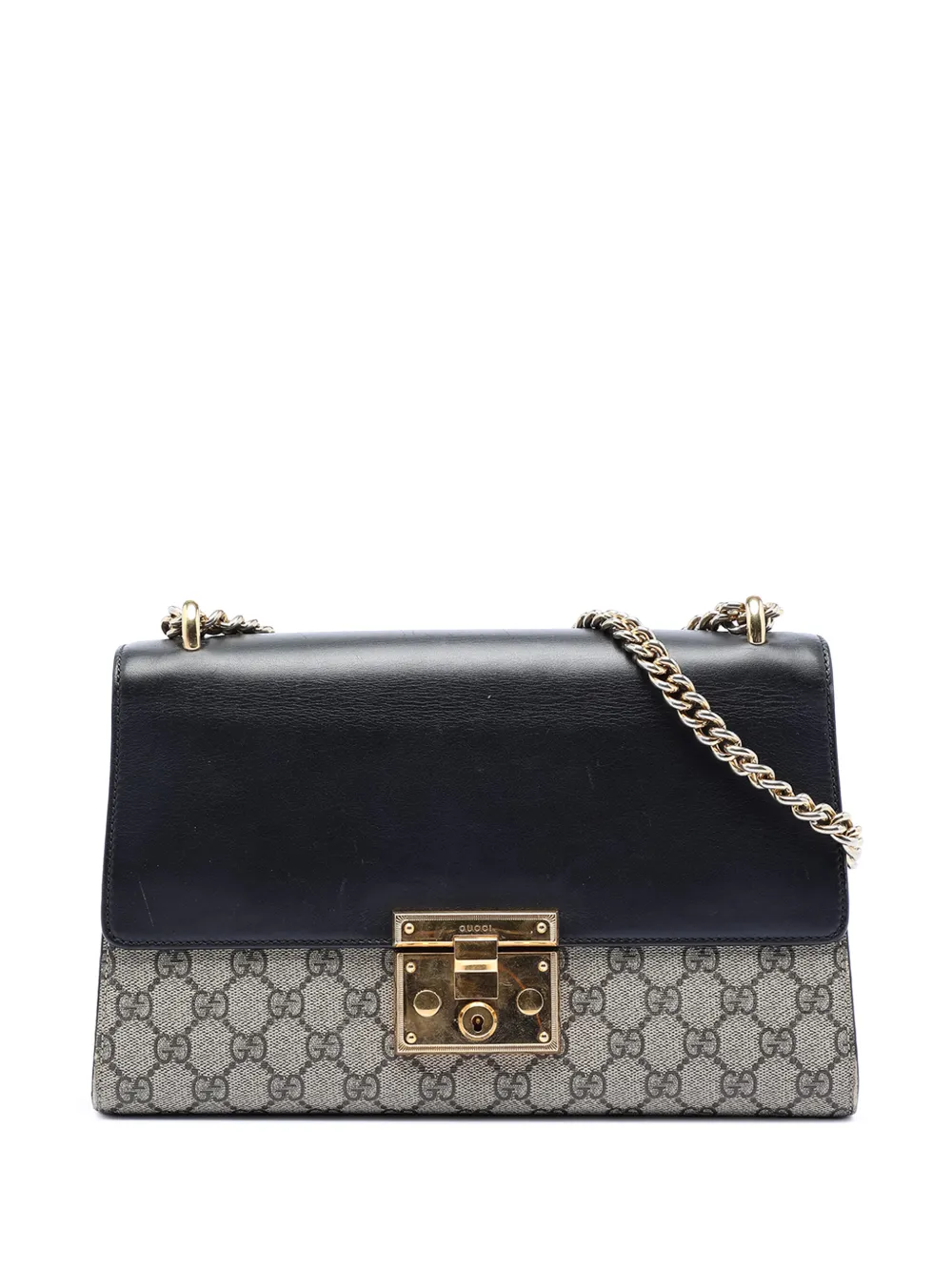 Gucci Pre-Owned 2016-2026 Medium GG Supreme Padlock shoulder bag - Blu