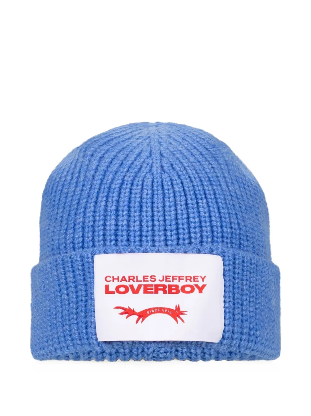 Charles Jeffrey Lover Chunky muts met logopatch Blauw