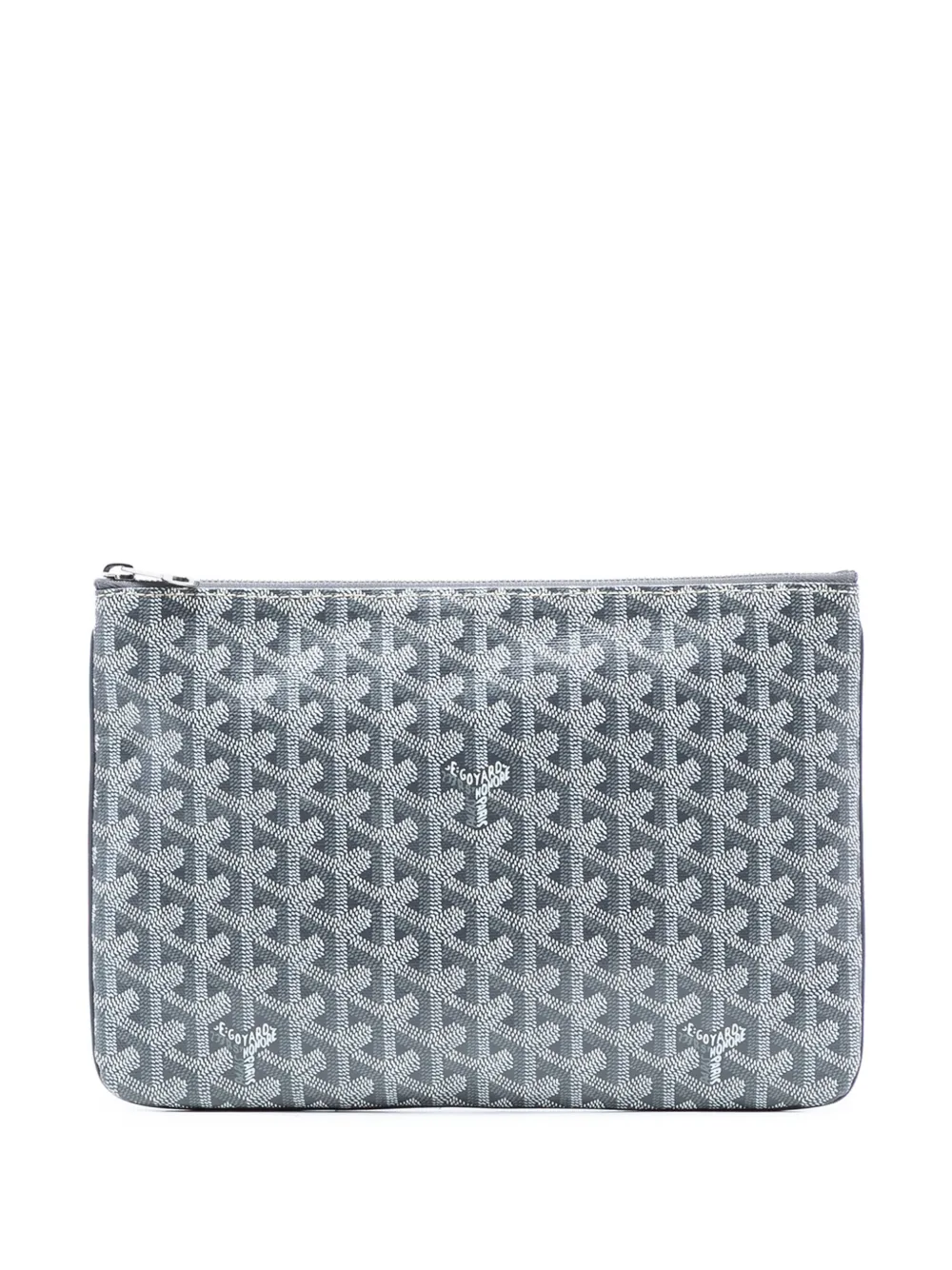 Goyard Pre-Owned 2015 Goyardine Senat MM clutch bag - Grigio