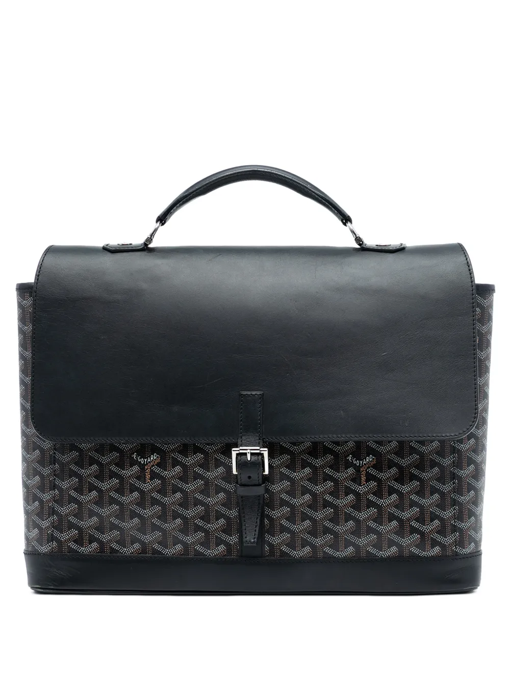 Goyard Pre-Owned 2018 Goyardine Citadin PM business bag - Nero