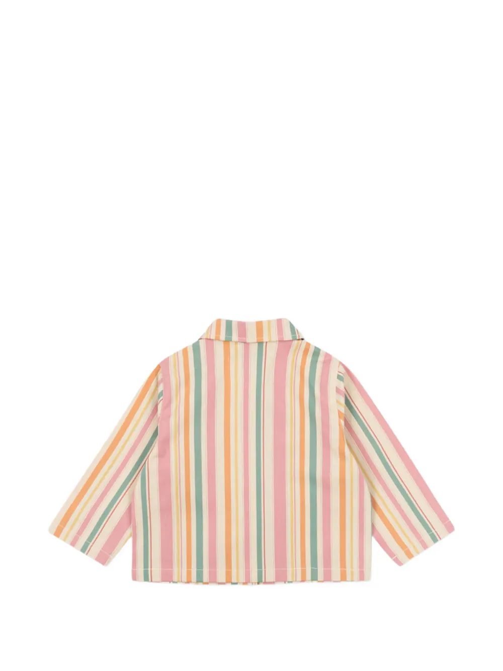  Konges Sløjd Striped Front-pockets Jacket - Yellow 