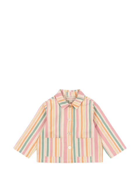 Konges Sløjd stribet jakke med lommer foran