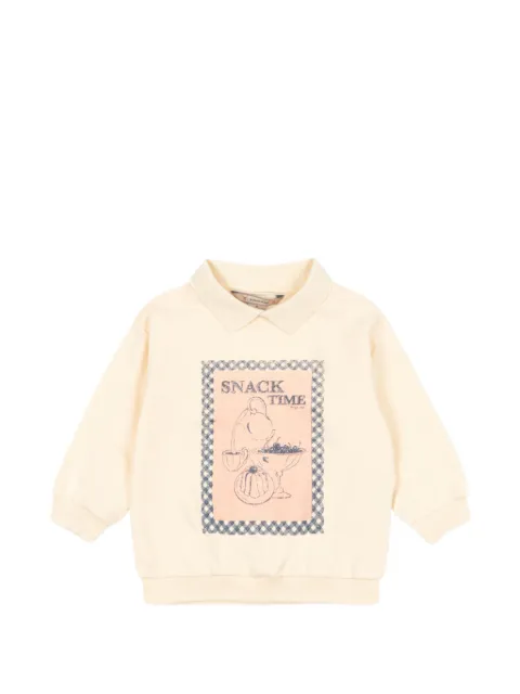 Konges Sløjd graphic-print polo top