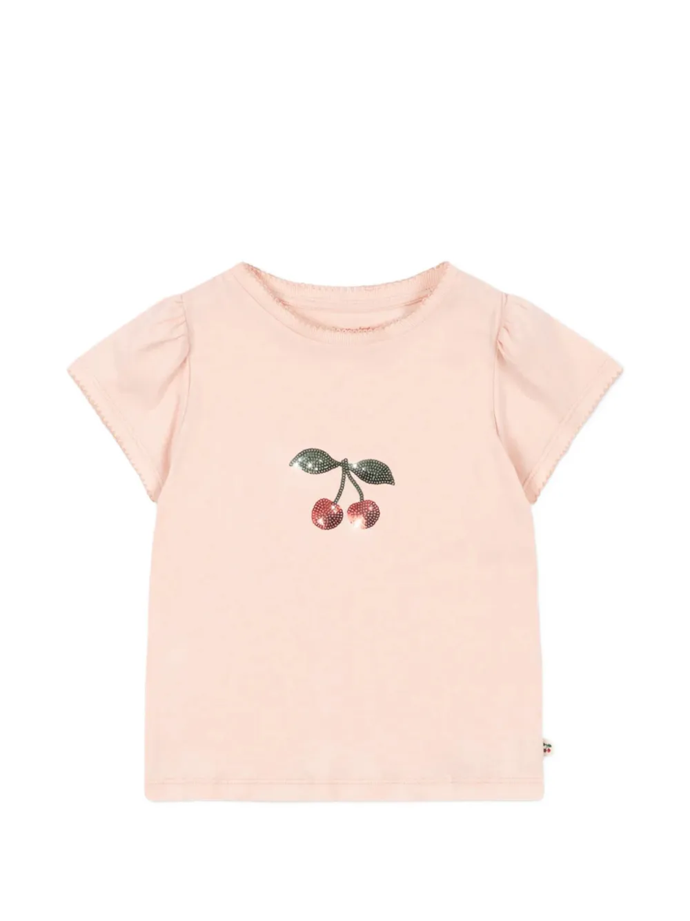Konges Sløjd sequin-appliqué T-shirt - Rosa