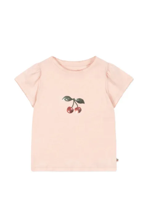 Konges Sløjd sequin-appliqué T-shirt