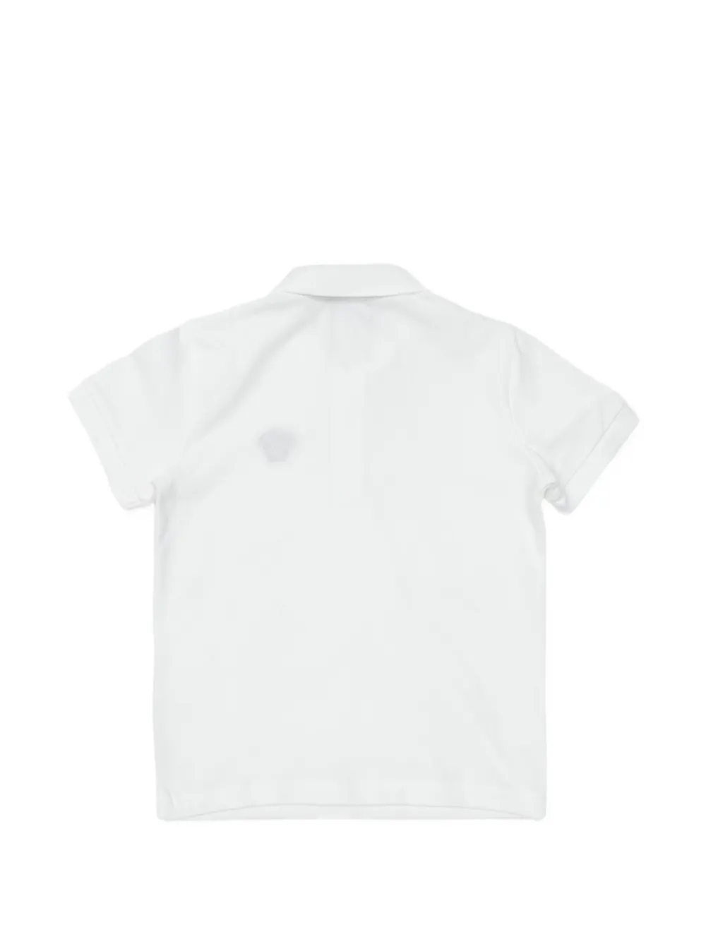Versace Kids Poloshirt met logodetail Wit