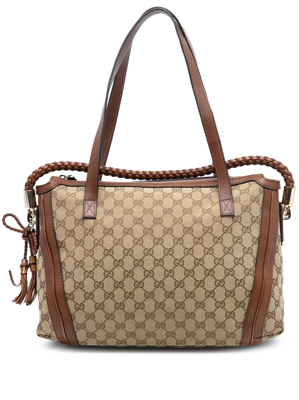 Gucci Pre-Owned 2016-2026 GG Canvas Bella Tote satchel - Marrone