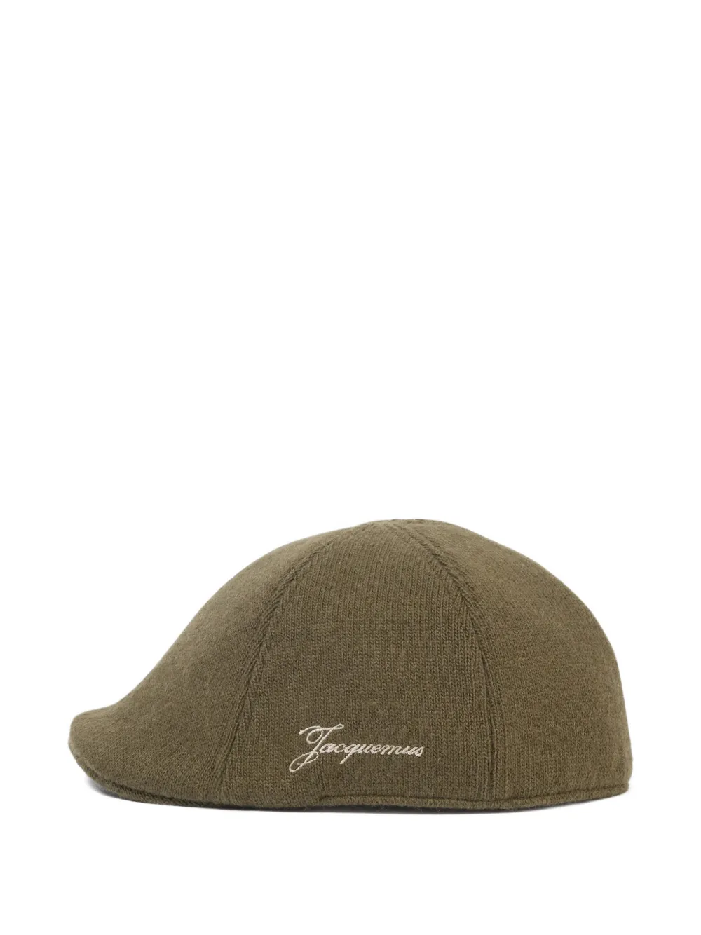Jacquemus The Atelier baret met geborduurd logo Groen