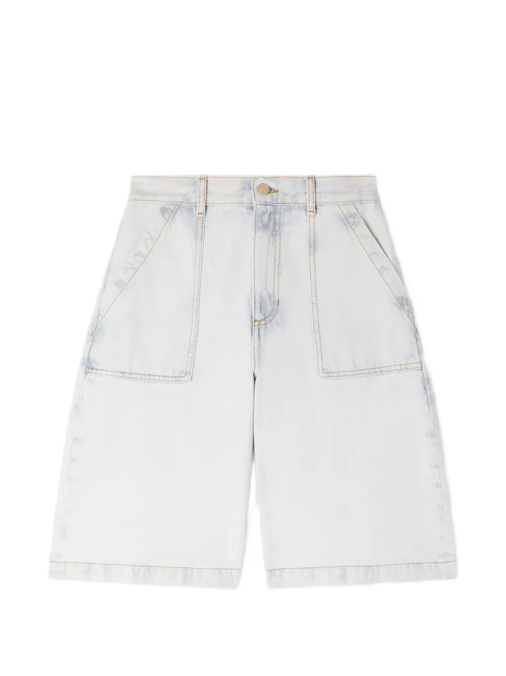 SANDRO faded denim shorts - Blau