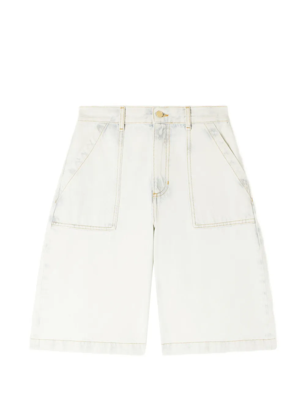 SANDRO faded denim shorts - Blu