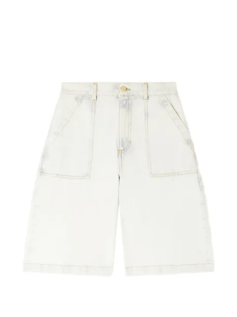 SANDRO washed denim bermuda shorts