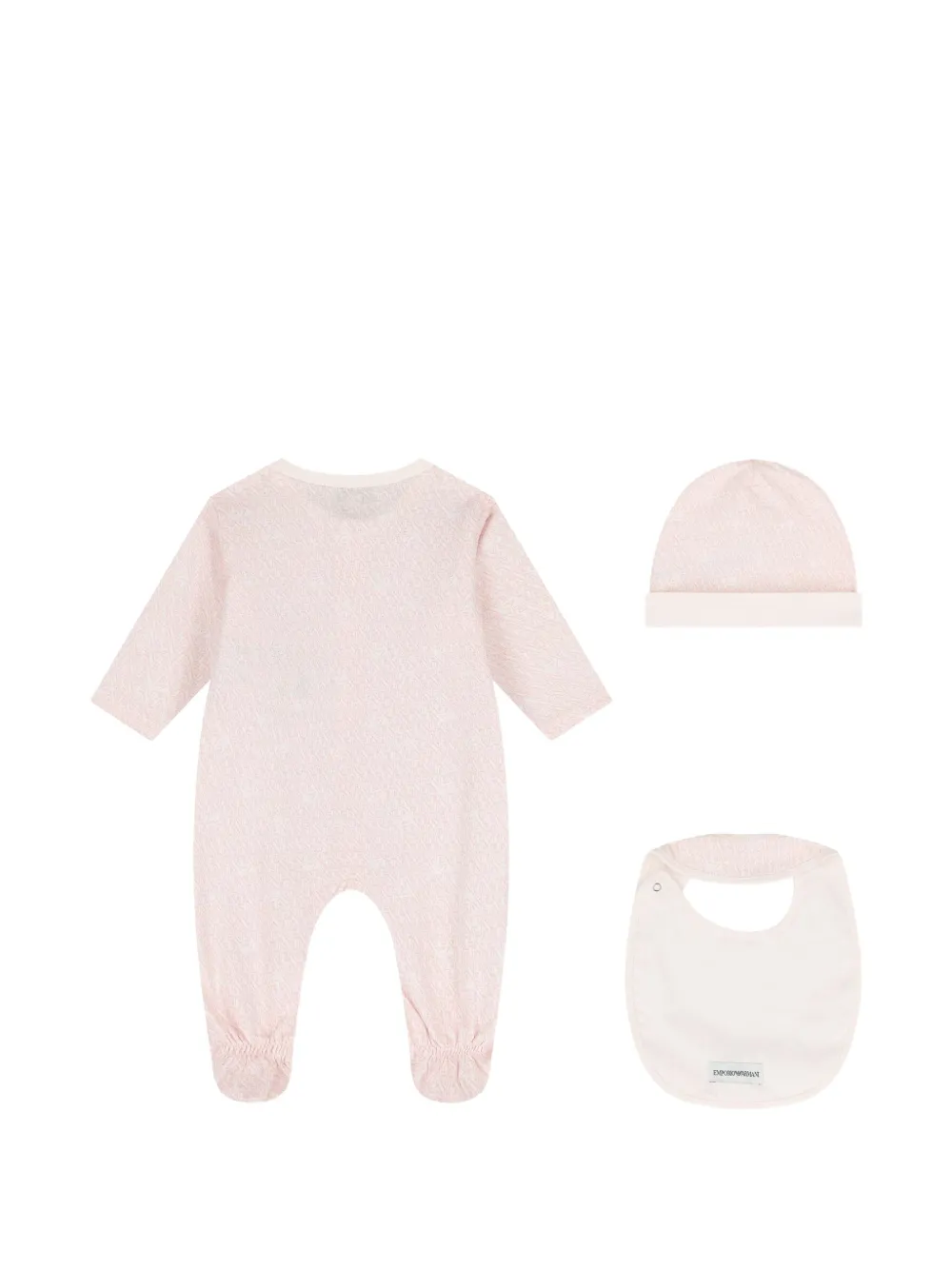 Emporio Armani Kids Drie babypakjes met print Roze