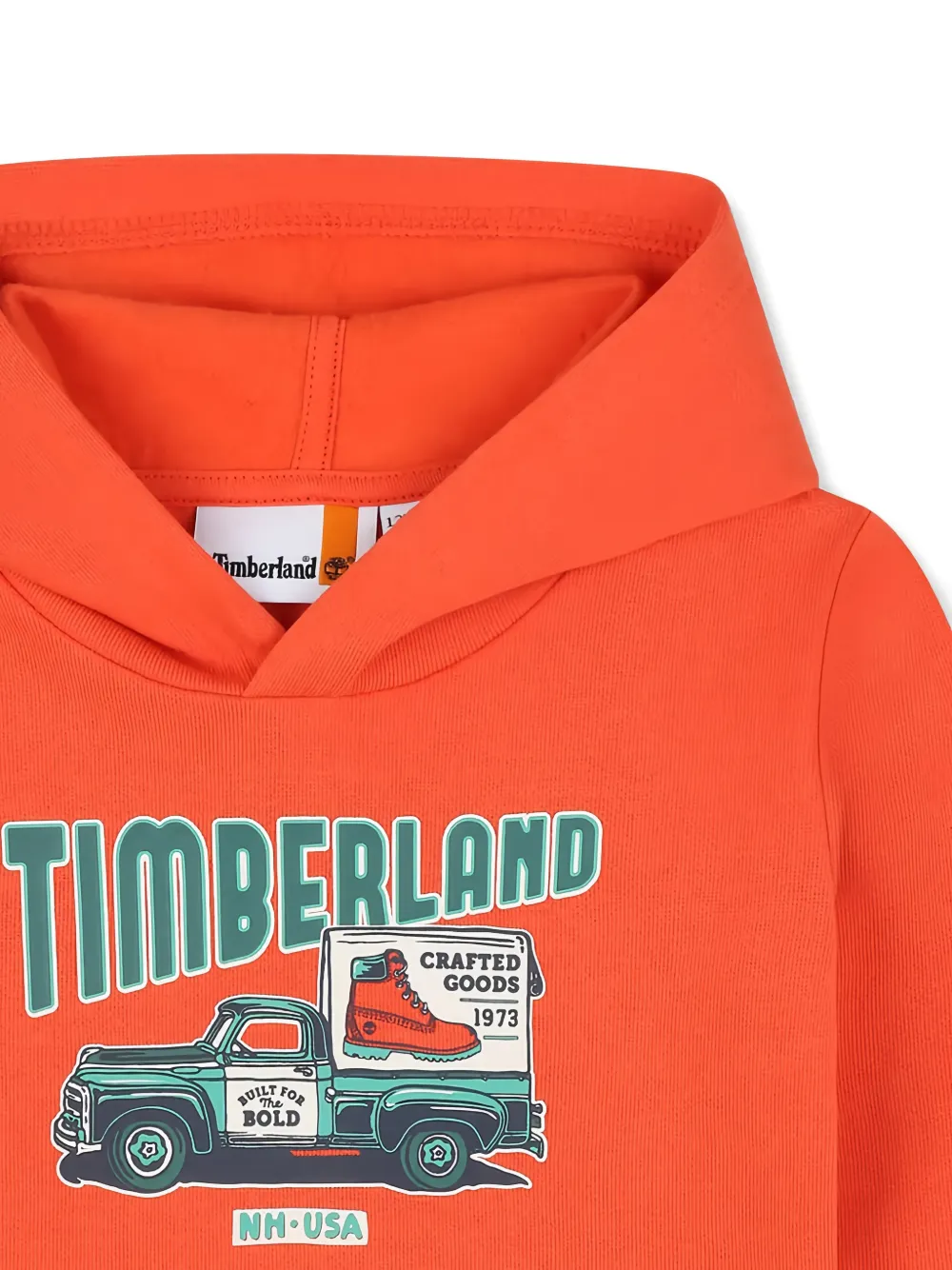Timberland Kids Hoodie met print Oranje