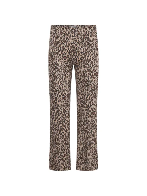 Seductive animal-print trousers