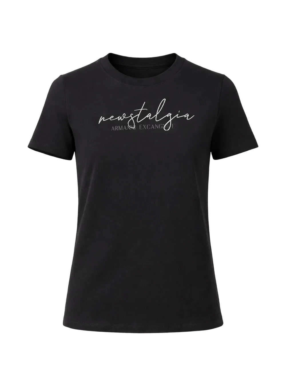 Armani Exchange black cotton T-shirt - Nero