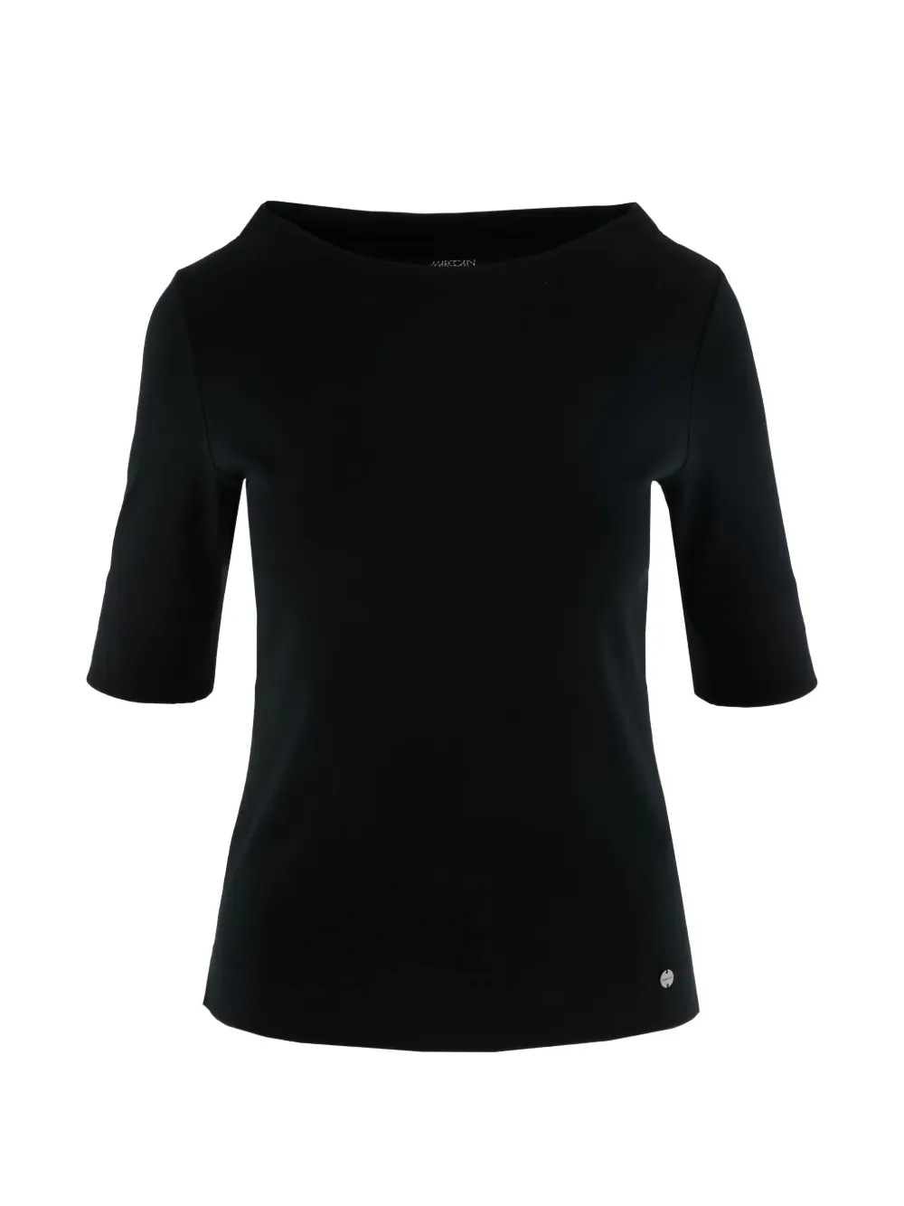 MARCCAIN boat-neck T-shirt - Nero