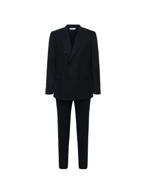 Boglioli traje con motivo de rayas diplomáticas