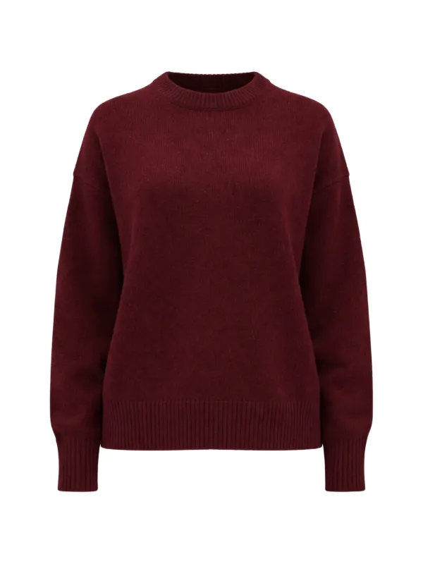 Arch4 Islington Ribbed Jumper in Red