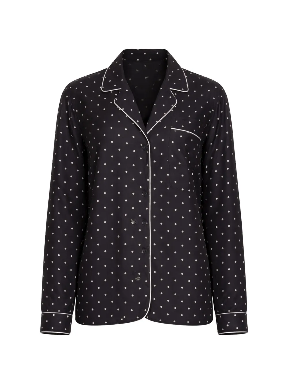 Elie Saab polka dot shirt - Nero