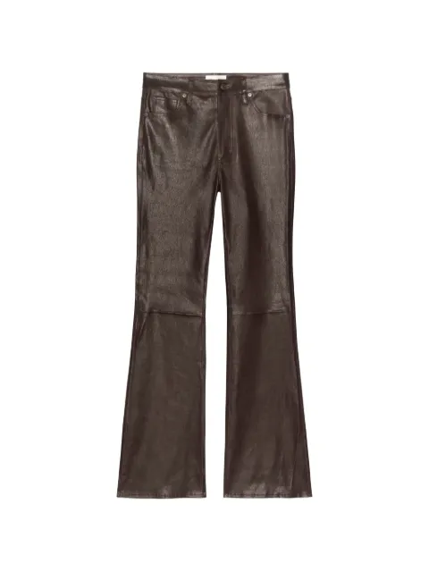 FRAME Pantaloni The Leather Reboot svasati