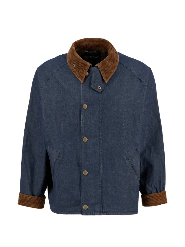 Barbour コーデュロイカラー デニムジャケット | ブルー | FARFETCH JP