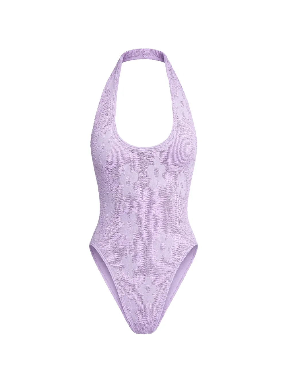 Bond-eye textured floral swimsuit - Viola