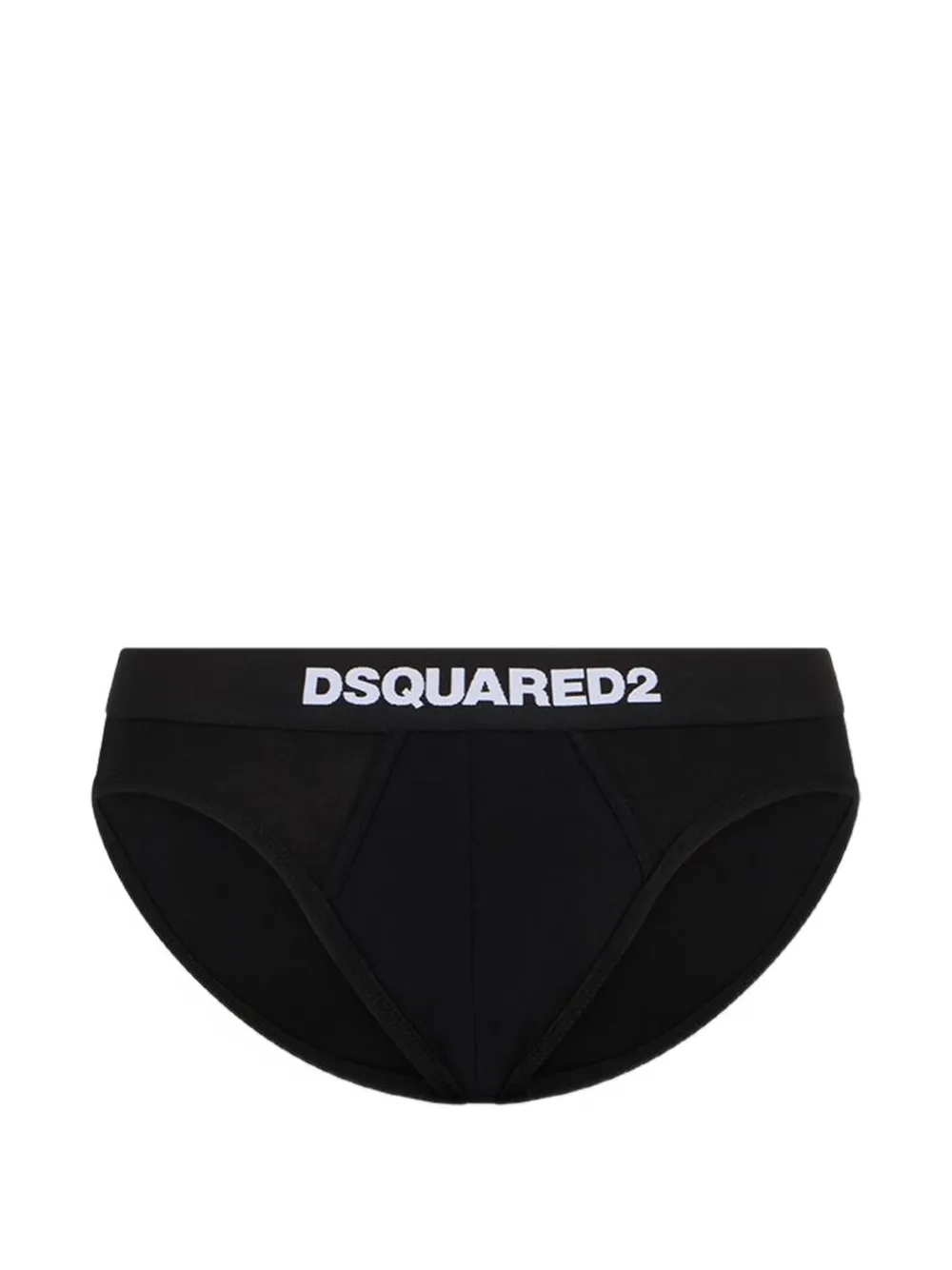 DSQUARED2 logo-detail brief - Nero