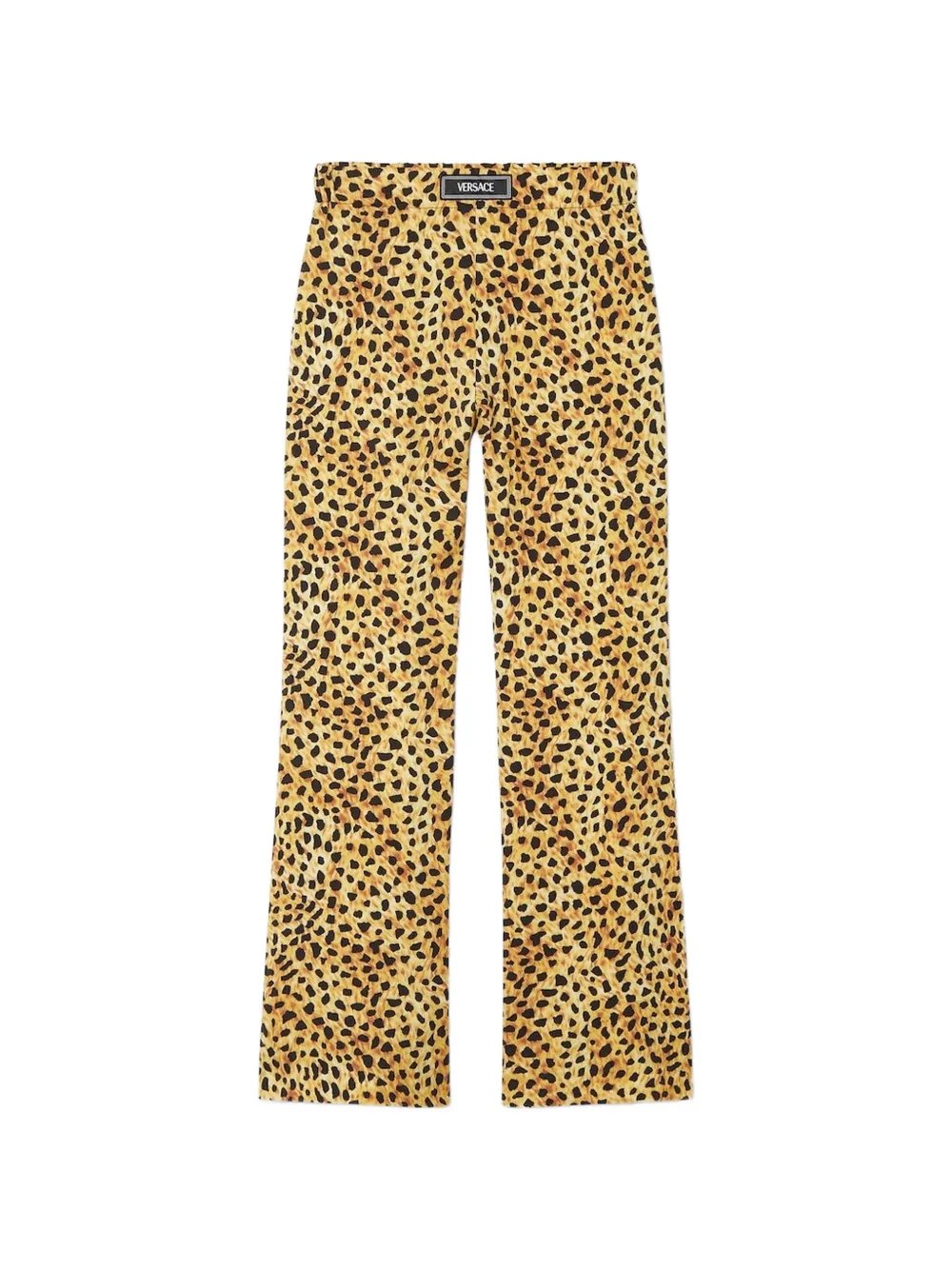 Versace Kids Cady flared trousers - Toni neutri