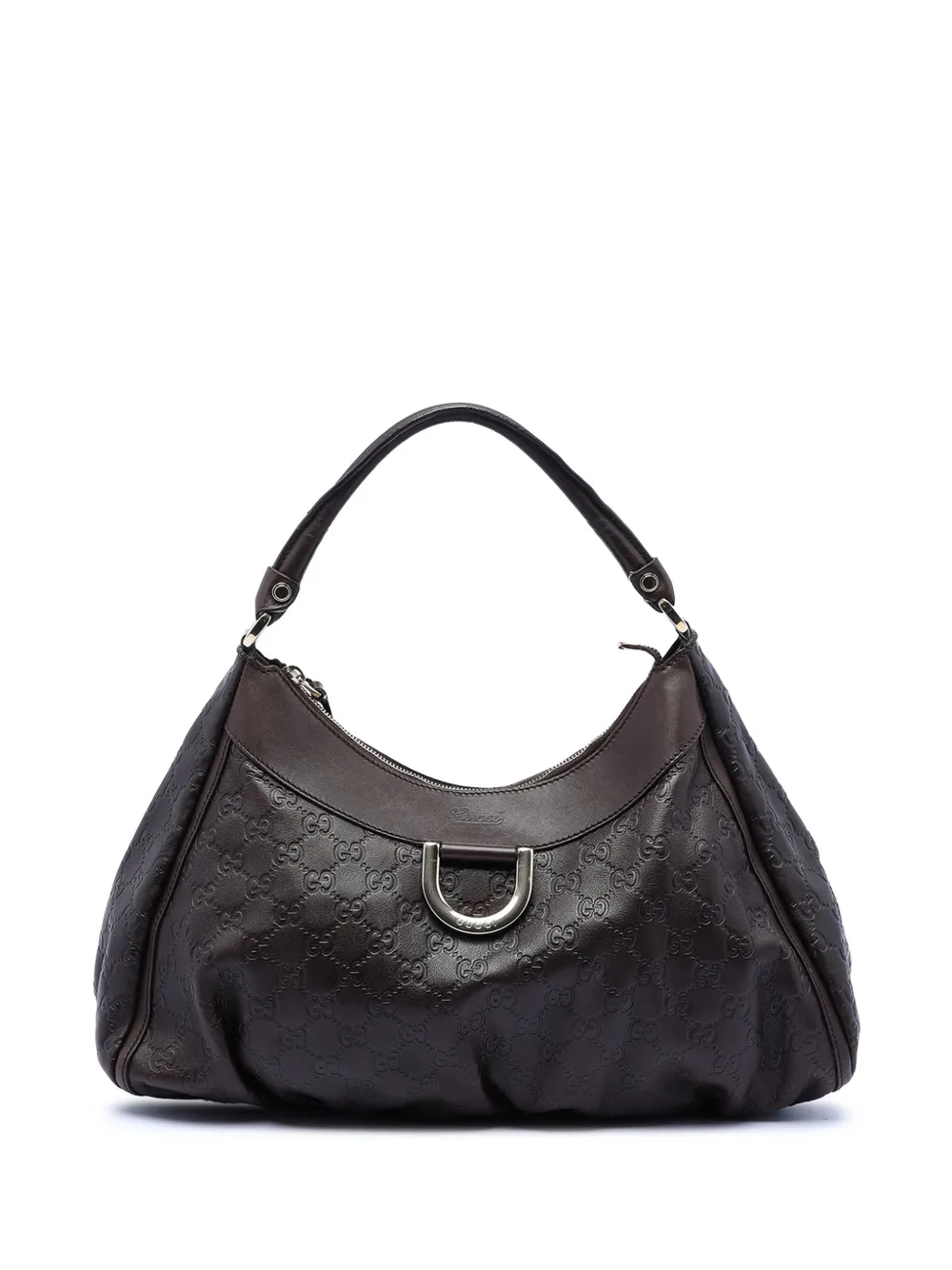 Gucci Pre-Owned 2016-2025 Guccissima Abbey D Ring shoulder bag - Marrone