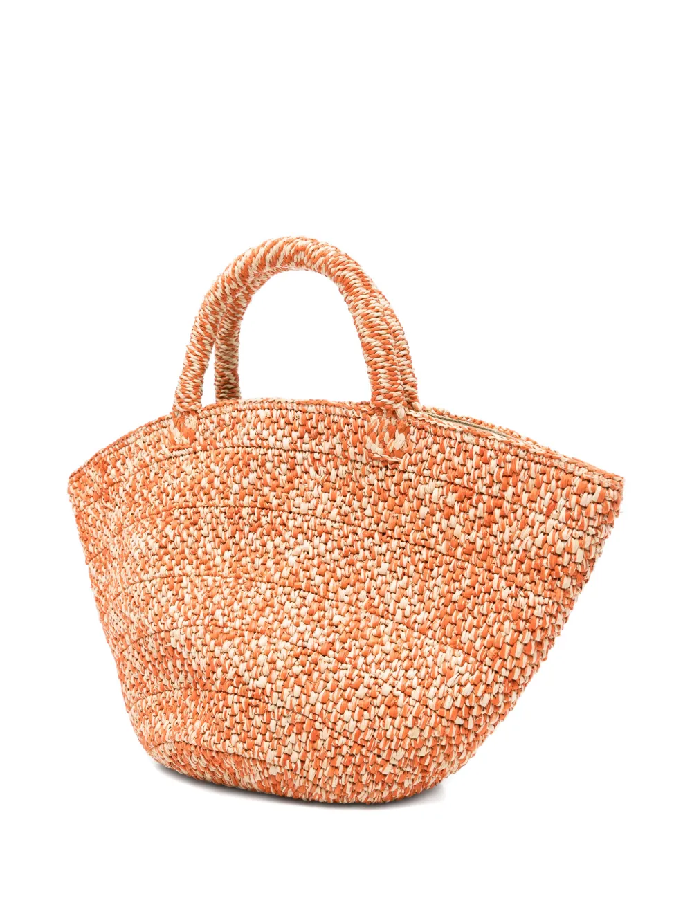  Ibeliv Woven Raffia Tote Bag - Orange 