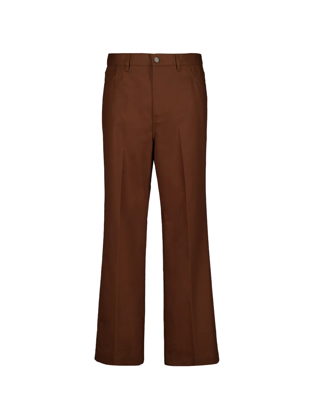 Valentino Garavani pressed-crease trousers Bruin
