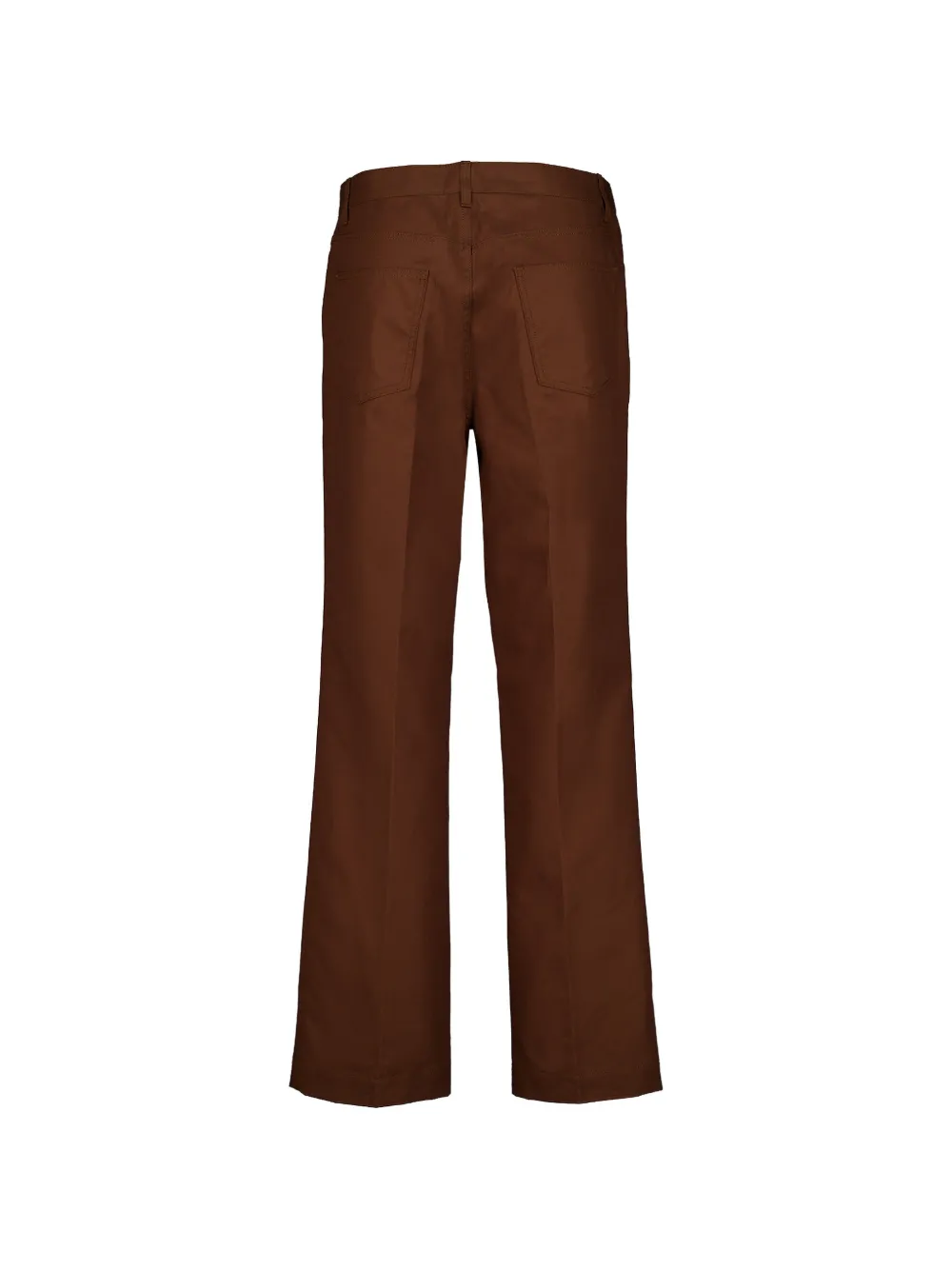 Valentino Garavani pressed-crease trousers Bruin
