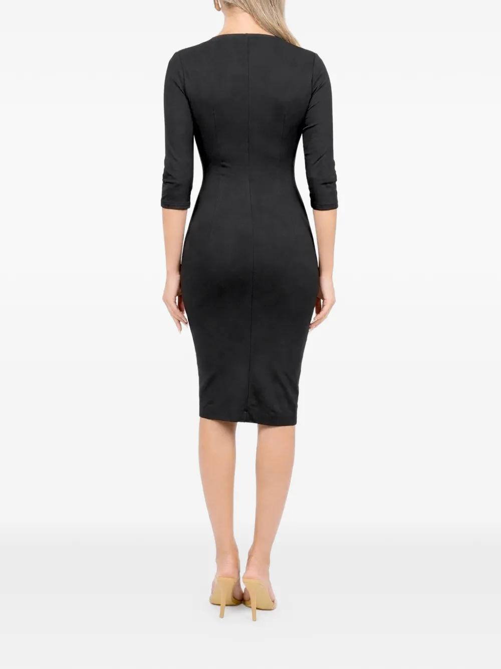 ROSERRY Midi-jurk met rits Zwart