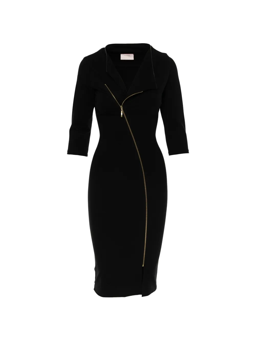 ROSERRY zip-fastening midi dress - Nero