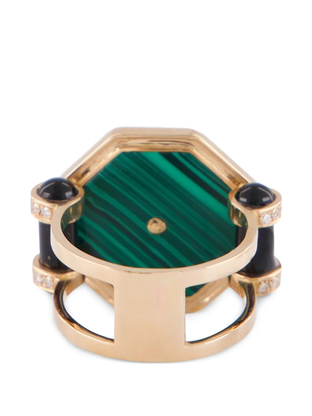  L'atelier Nawbar Hexagon Amulet Cocktail Ring - Gold 