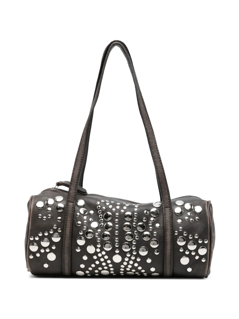 Gimaguas Sofia studded shoulder bag - Marrone