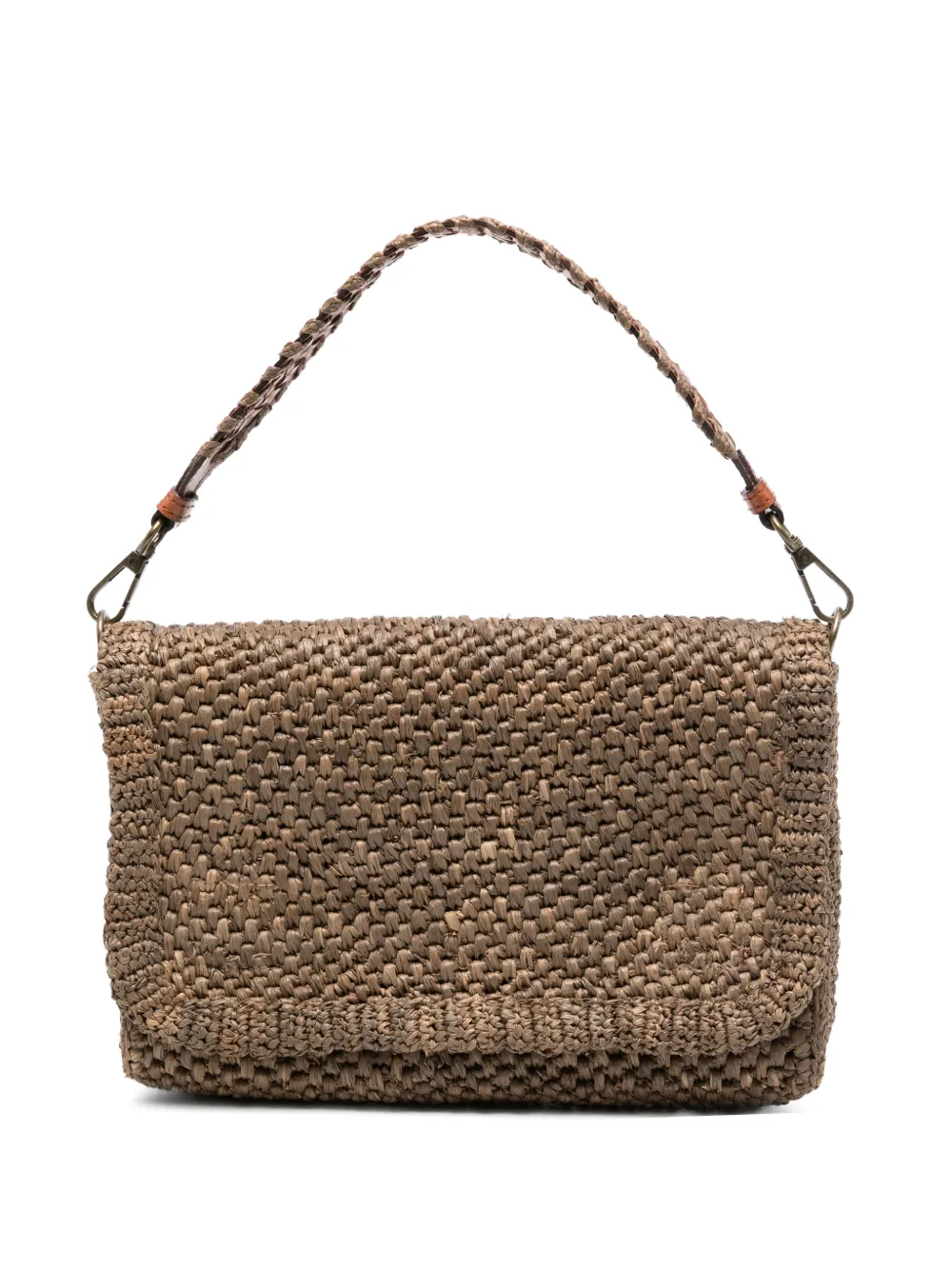 IBELIV Opera raffia tote bag - Marrone