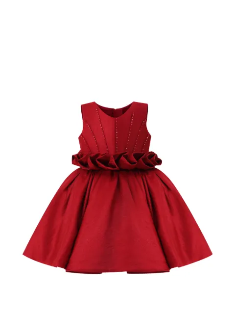 Tulleen Luminara ruffled-waist formal dress