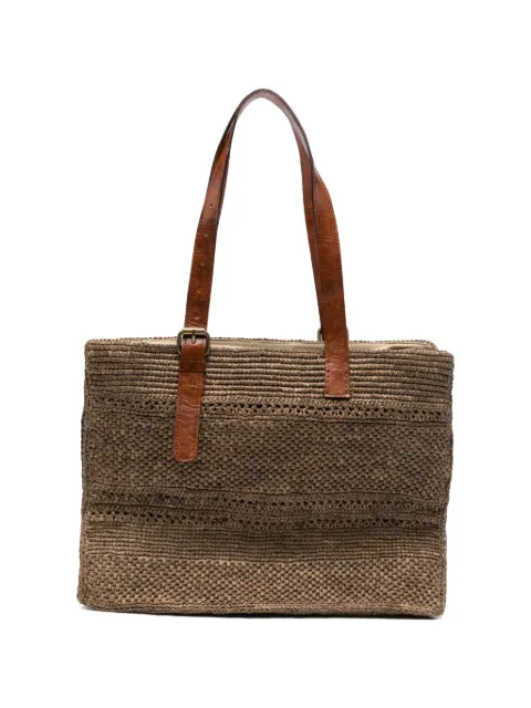 IBELIV Bolsa tote Nomade de ráfia trançada