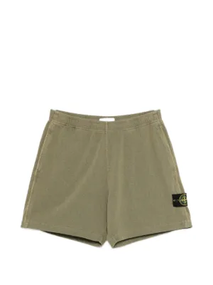 Stone Island コンパスバッジ ショートパンツ | グリーン | FARFETCH JP