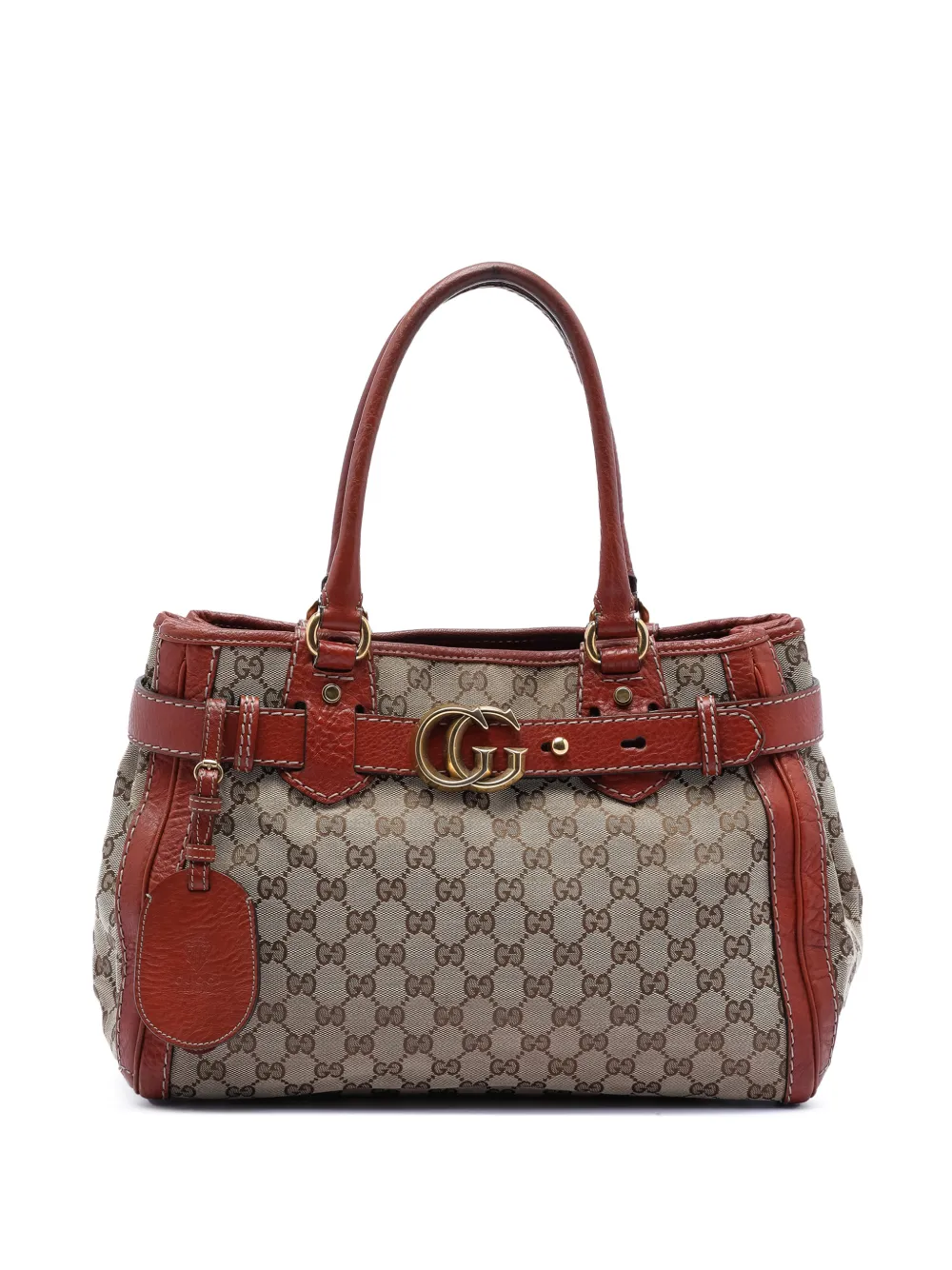 Gucci Pre-Owned 2016-2026 GG Canvas Running tote bag - Marrone