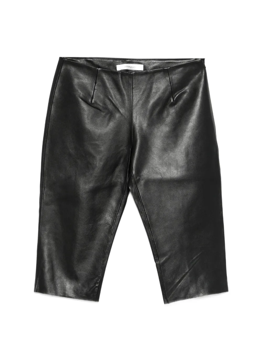 Gimaguas Bella leather shorts - Nero