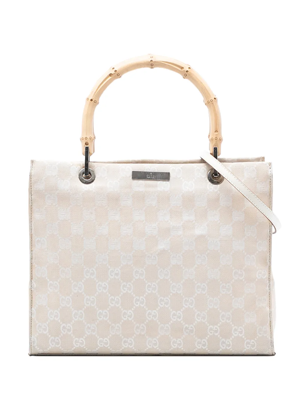 Gucci Pre-Owned 2000-2015 GG Canvas Bamboo satchel - Marrone