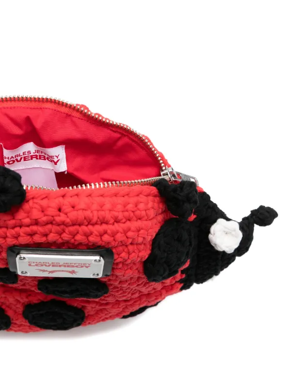 Charles Jeffrey Loverboy ladybug-appliqué Belt Bag | Red | FARFETCH