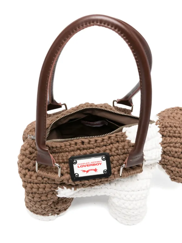 Charles Jeffrey Loverboy Bulldog Bag | Brown | FARFETCH