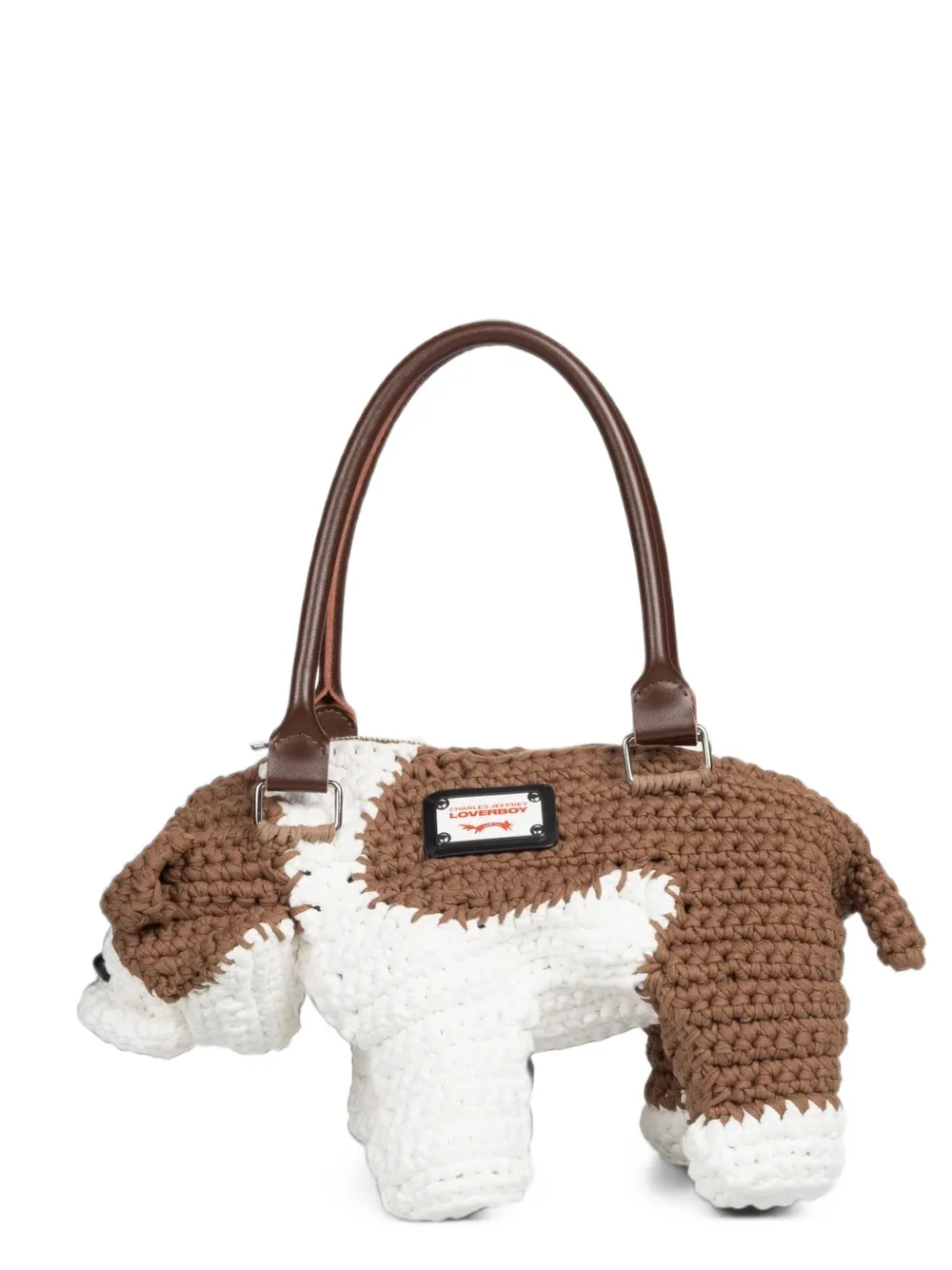 Charles Jeffrey Loverboy Bulldog Bag | Brown | FARFETCH
