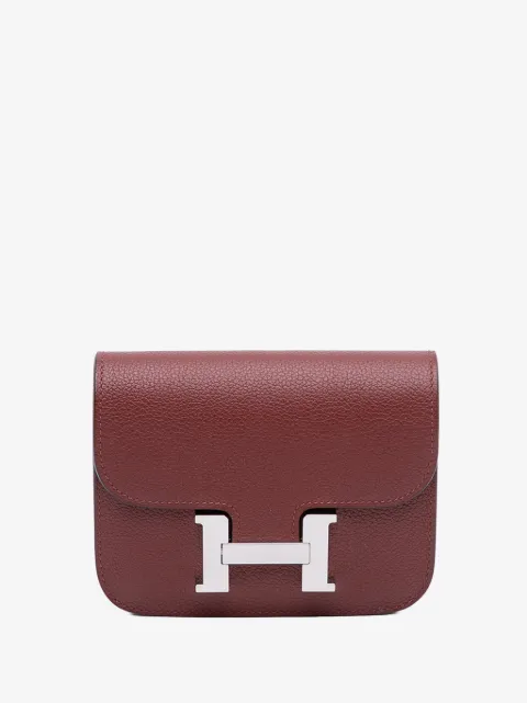 Hermès Pre-Owned 2023 Clemence Constance Slim Wallet small wallets