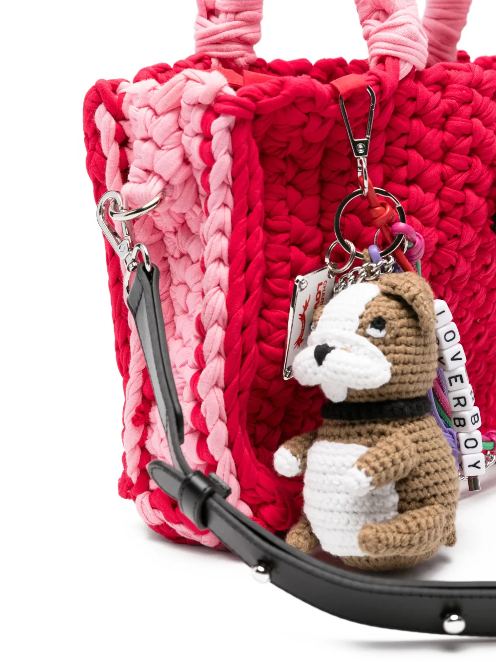Charles Jeffrey Loverboy Heuptas met logoplakkaat Rood