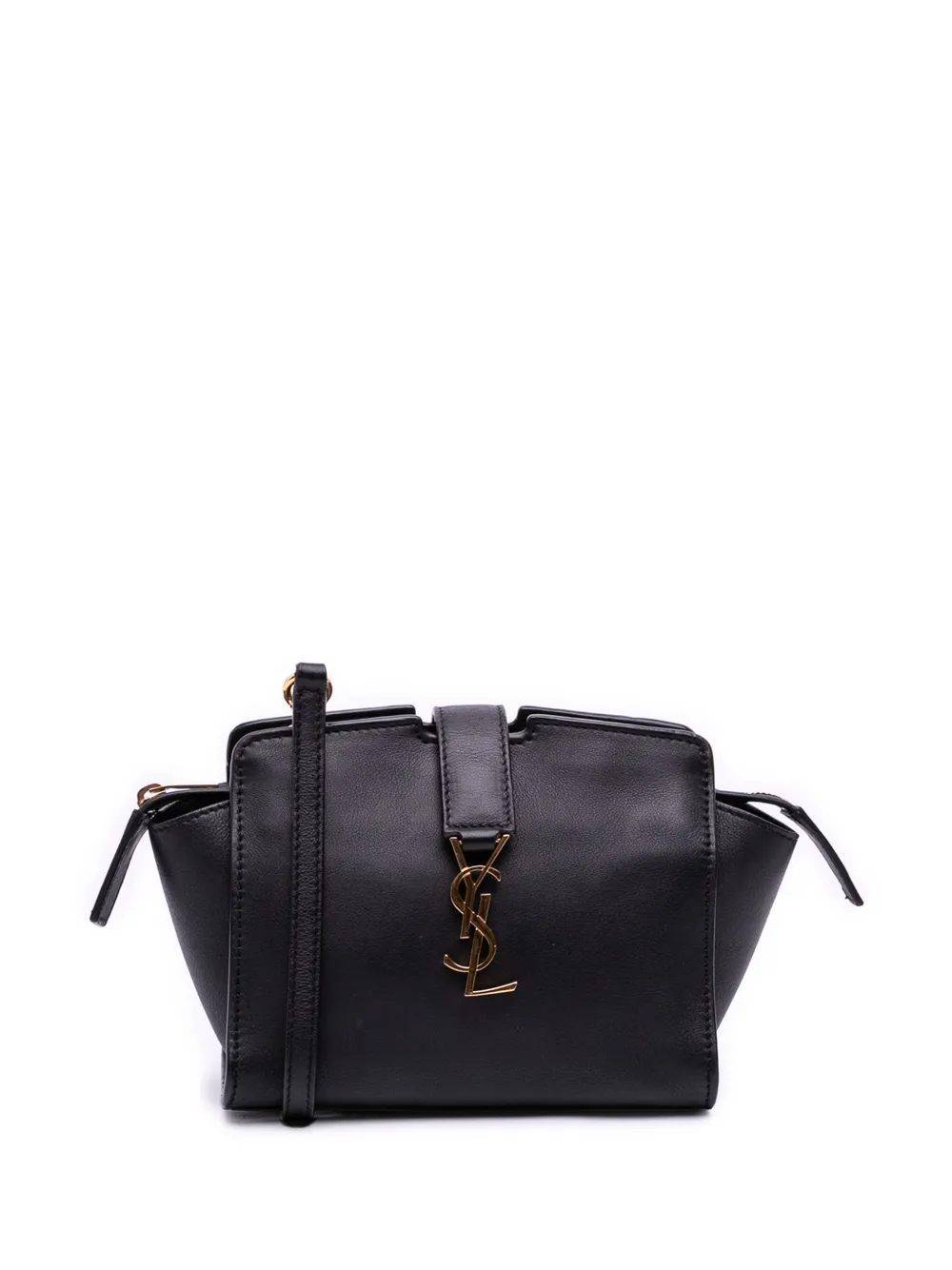 Saint Laurent Pre-Owned 2017 Toy Leather Monogram Cabas crossbody bag - Nero